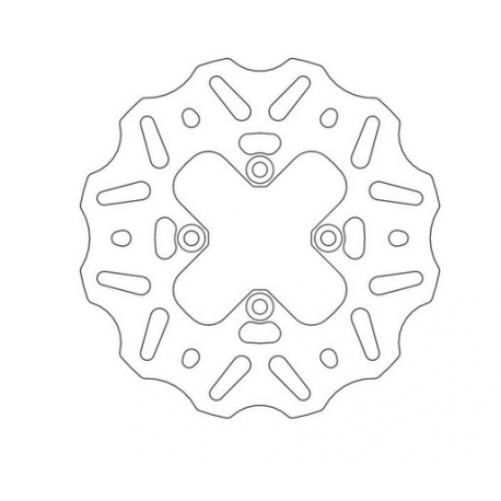 Moto-Master, zadní brzdový kotouč NITRO KTM SX 65 '00- , Husqvarna TC 65 '17- , Gas Gas MC 65 '21- ,