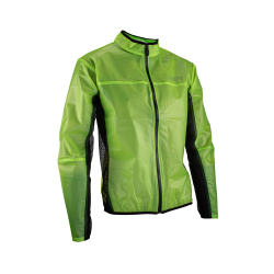 Leatt, pláštěnka na moto (průsvitná) JACKET RACECOVER LIME, barva žlutá, velikost L