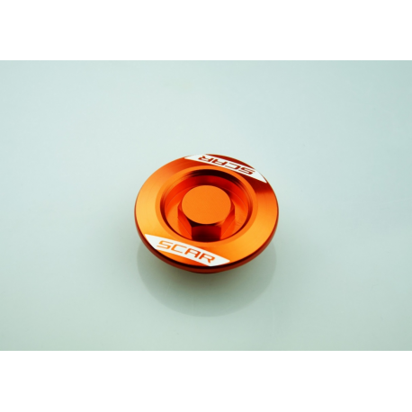 Scar, servisní víčka motoru, KTM, oranžová barva