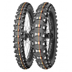 Mitas, pneu 60/100-12 Terra Force MX-SM Soft/Medium 36J TT, přední, (červený/žlutý pruh) DOT 2022