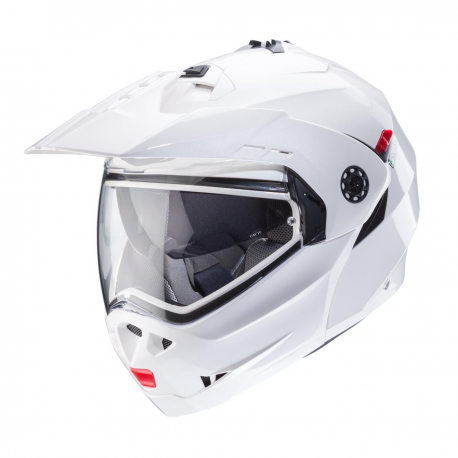 Caberg, vyklápěcí přilba Flip-Up, model Tourmax X, bílá lesklá barva, velikost S
