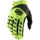 100%, rukavice Airmatic (2023), FLUO YELLOW/BLACK, barva žlutá/černá, velikost L