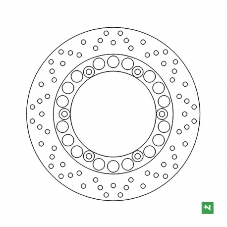 Newfren, přední brzdový kotouč/zadní, Yamaha SR 125 '96-'03 SRX 600 '86-'95 XJ 600 '83-'91 XJ 900 '83-'94, zadní, Yamaha TDM 900