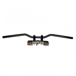 Biketec, ocelová řidítka, Honda CB 650 F (2017-2020), černá barva, (model OEM: 53100-MJE-DF0)