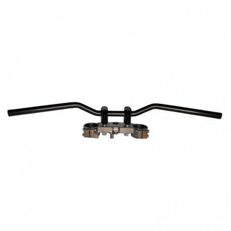 Biketec, ocelová řidítka, Honda CB 650 F (2017-2020), černá barva, (model OEM: 53100-MJE-DF0)