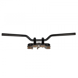 Biketec, ocelová řidítka, Honda NC 700 S (ABS) (DCT) (2012-2013), černá barva, (model OEM: 53100-MGS-D40ZA)