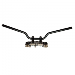 Biketec, ocelová řidítka, Kawasaki Z 650 (2017-), černá barva, (model OEM: 46003-0671-18R)