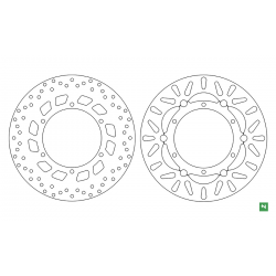 Newfren, brzdový kotouč, přední/zadní, Yamaha XV / XVS 125 '97-'04 XV 750 '94-'98 GTS 1000 '93-'95 FJ 1100/1200 '83-'95 VMAX '85