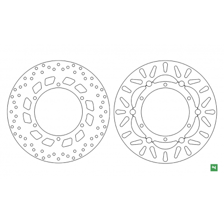 Newfren, brzdový kotouč, přední/zadní, Yamaha XV / XVS 125 '97-'04 XV 750 '94-'98 GTS 1000 '93-'95 FJ 1100/1200 '83-'95 VMAX '85