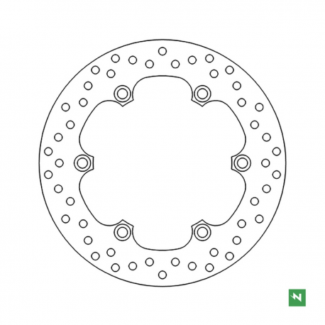 Newfren, brzdový kotouč, zadní, Honda NSS 125/250/300 FORZA '08-'19 FJS 400/600 SILVER WINGS '01-'08 XLV 1000 VARADERO '03-'11 C