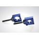 Accel, napínáky zadní osy, Husqvarna TC/TE '04-'14, modrá barva (KPL.-2ks)