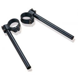 Accel, dvoudílná řidítka Clip-On, průměr objímky 41mm, černá barva