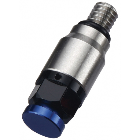 Accel, odvzdušnění přední vidlice, SHOWA, KAYABA titanová barva