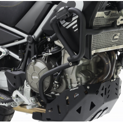 Crosspro, hliníkové padací rámy motoru a chladiče, Aprilia TUAREG 660 '23-, barva černá MAT