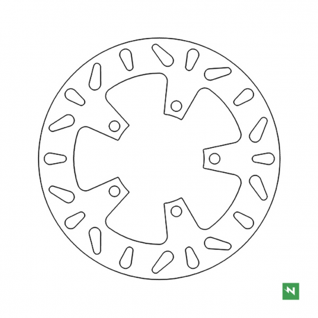 Newfren, zadní brzdový kotouč, Suzuki GSF/GSR/GSXR/SV/RF (240x89x5) (5x10,5mm)