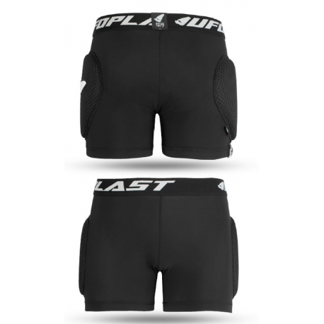 UFO, kraťasy s chrániči Reborn MV6, Junior, černá barva velikost M