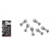Accel, sada šroubů rozety s maticemi (6ks.) M8X32mm