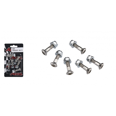 Accel, sada šroubů rozety s maticemi (6ks.) M8X34mm