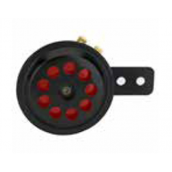 Gauss, houkačka (klakson) univerzální černá barva/červená (průměr 70 mm)