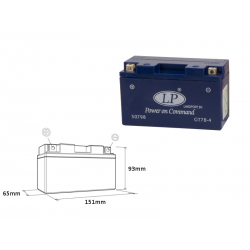 Landport, gelový akumulátor, GT7B-4 12V 6,5AH 148X64X90, bezúdržbový (10)