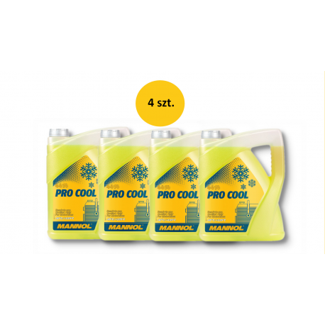 Mannol, chladicí kapalina PRO COOL 5L (-40ST.C/+135ST.C) balení 4ks