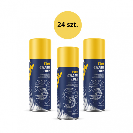 Mannol, CHAIN LUBE 200ML – sprej na řetěz – balení 24ks