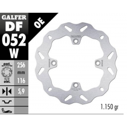 Galfer, zadní brzdový kotouč, Honda CRF 1000L AFRICA TWIN '15-'23 (WAVE FIXED) (310X62X3MM)