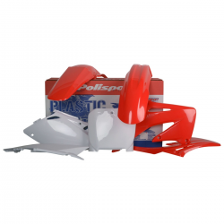 Polisport, sada plastů, Honda CRF 450R '02-'03, OEM barva, červená/bílá