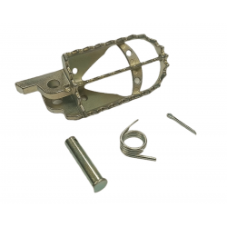 Buzzetti, pravá stupačka, Honda CR/CRF (nerez, s montážní sadou)