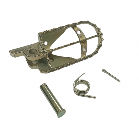 Buzzetti, pravá stupačka, Honda CR/CRF (nerez, s montážní sadou)