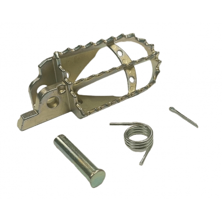 Buzzetti, levá stupačka, Honda CR/CRF ( nerez, s montážní sadou)