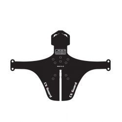 Rapid Racer, přední blatník cyklo, CX-GUARD GRAVEL, barva černá