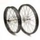 HAAN WHEELS KOMPLETNÍ KOLO ZADNÍ 18", 18-2,15 ČERNÝ RÁFEK/STŘÍBRNÝ NÁBOJ 20mm, KTM, Husqvarna SX, SX-F, EXC, TC,TE,
