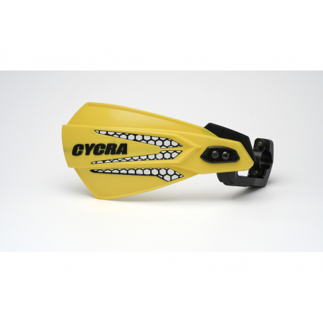 Cycra, chrániče páče s držáky (22mm/28,6mm) MX Race, žlutá barva