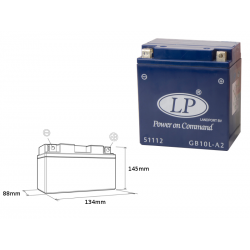 Landport, gelový akumulátor GB10LA2