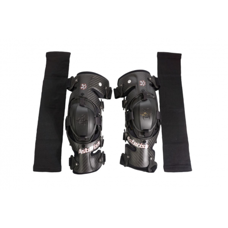 Asterisk, kolenní ortézy, model CARBON CELL, carbon/černá barva, velikost XS