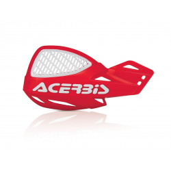 Acerbis, chrániče páček, MX UNIKO VENTED, bílo - červené - 0009846.110