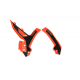 Acerbis, kryty rámu X-GRIP KTM SX / SXF 23-24, oranžová-černá barva