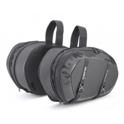 Kappa, boční brašny, rozšiřitelné K'DRIFTER 40-52L (pár) (34cm X 10-15cm X  52cm) šedé