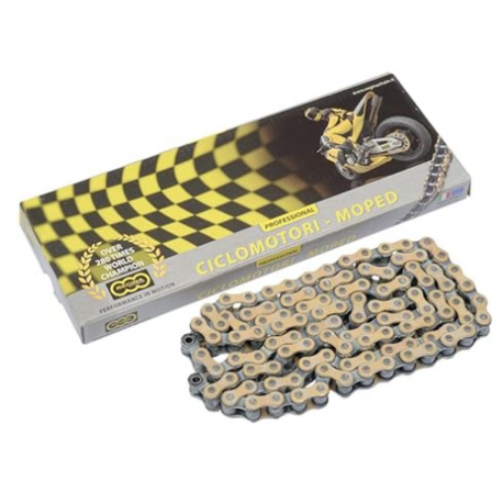 Regina, řetěz 420OROY (120 článků) Street do 110 ccm, zlatý (124OROY/007)