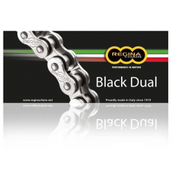Regina, řetěz 525ZRA (112 článků) Z-Ring Dual do 800 ccm černý (nýt. spojka) (137ZRA/1007)