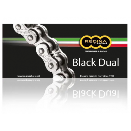 Regina, řetěz 525ZRA (112 článků) Z-Ring Dual do 800 ccm černý (nýt. spojka) (137ZRA/1007)