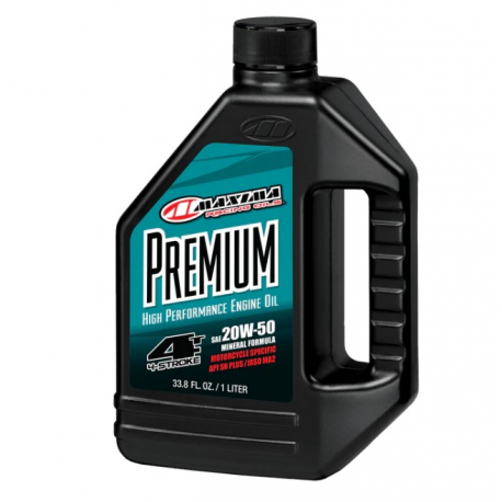 Maxima, motorový olej, minerální, PREMIUM 20W50 1 litr (12) (AKC)