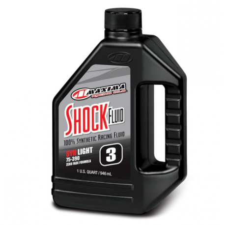 Maxima, olej centrálního tlumiče, Synthetic Racing Shock Fluid LIGHT 3WT 946 ML (1 litr) (12) (AKC)