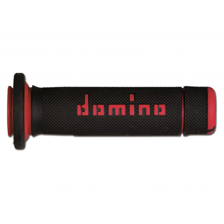 Domino, gripy ATV/QUAD dvousměsové, barva černá/červená
