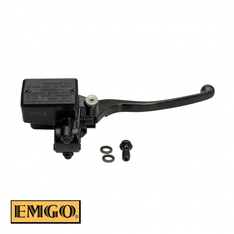 Emgo, přední brzdová pumpa (15,8mm) s držákem zrcátka a páčkou, Honda CB 400 '79-82, GL 500, CB 650, C