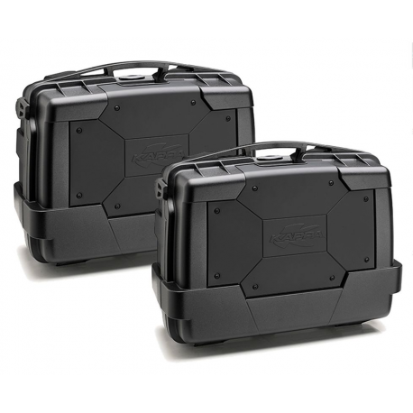 Kappa, boční kufry 33L Monokey KGR33N Garda BLACK LINE LITE (pár 2ks.) + zámek navíc