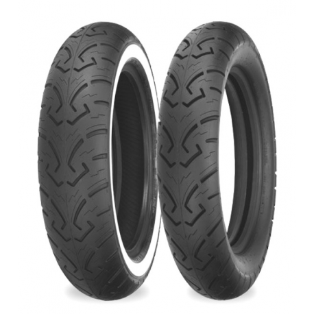 Shinko, pneu MT90-16 250 73H TL WW, přední, bílé bočnice, DOT 01/2024