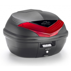 Kappa, centrální kufr, 35L Monolock K355N2, s červenými odrazkami (s plotnou) - nahrazuje K355N