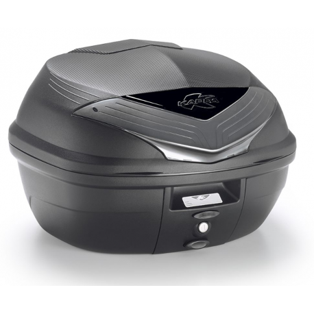 Kappa, centrální kufr, 35L Monolock K355NT2, s bílými odrazkami (s plotnou) - nahrazuje K355NT